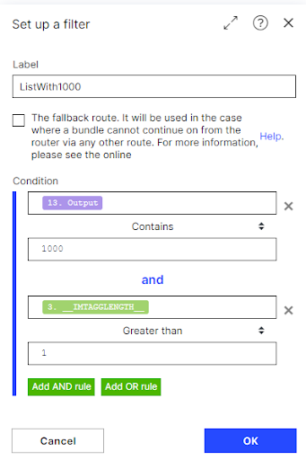 Setting up a filter for upcoming cash discount alerts